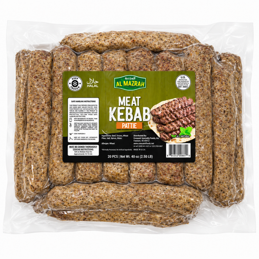 RT03E - Almazrah Family Pack Beef & Lamb Kabab 20 PCS 10 x 40 oz (1133g)
