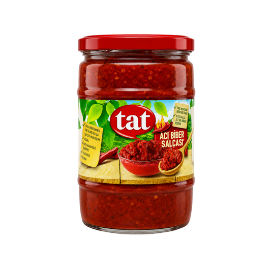 SC02BB - Tat Hot Pepper Paste - ACI BiBER SALCASI 12 x 19.4 oz (550g)