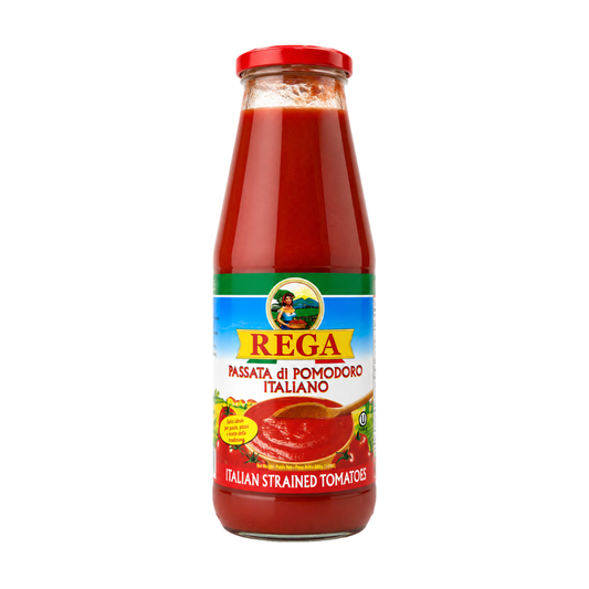 SC05C – Rega Tomato Puree Glass Bottles 12 x 680 g