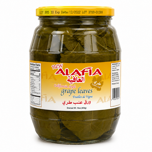 SL06 - Al Afia Grape Leaves Jar 12 x 32 oz (908g)