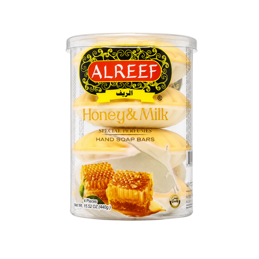 SO0403 - Alreef Soap Honey & Milk 16 x 15.52 oz (440g)