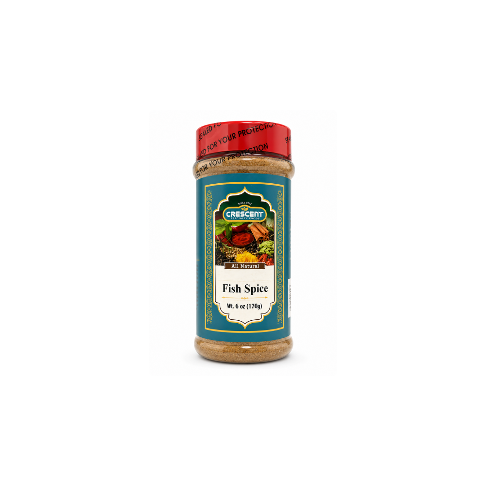 SP09E – Crescent Fish Spices 12x6oz Jars