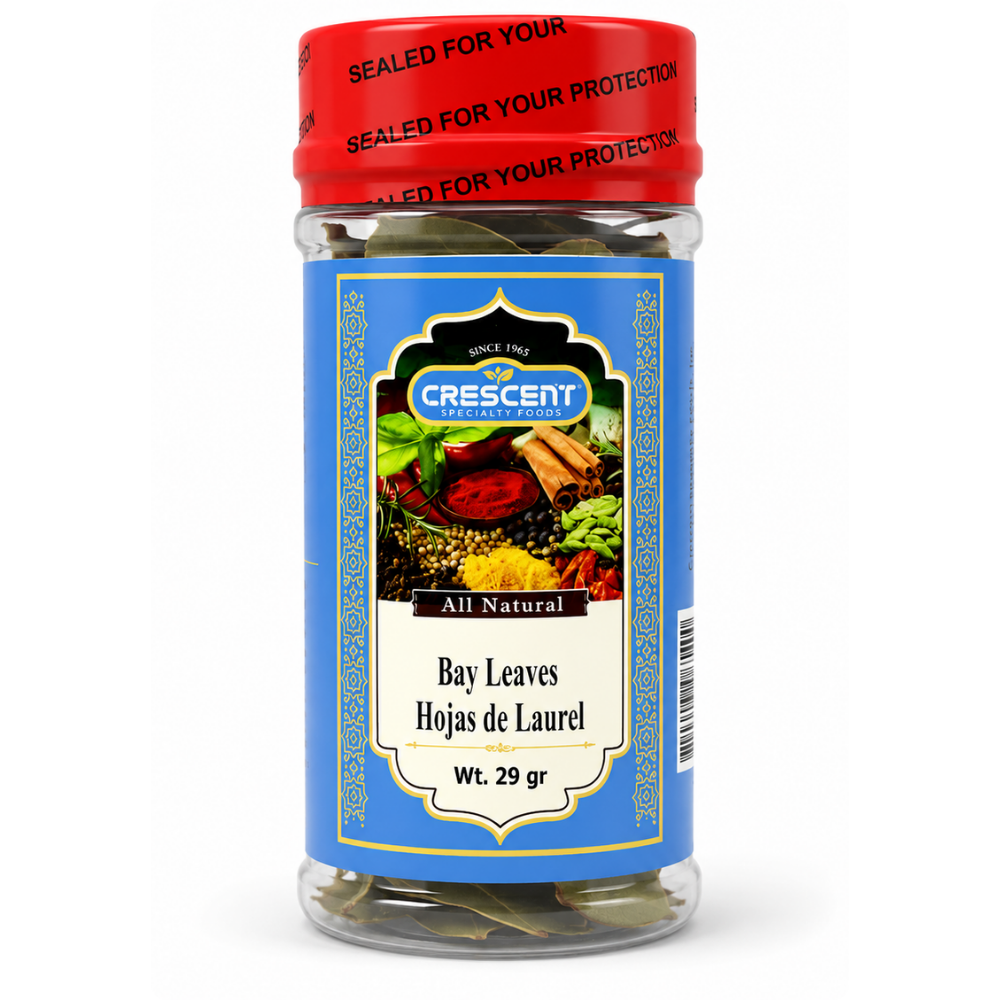 SP10H - Crescent Bay Leaves 12 x 1.5 (29g)  Jars
