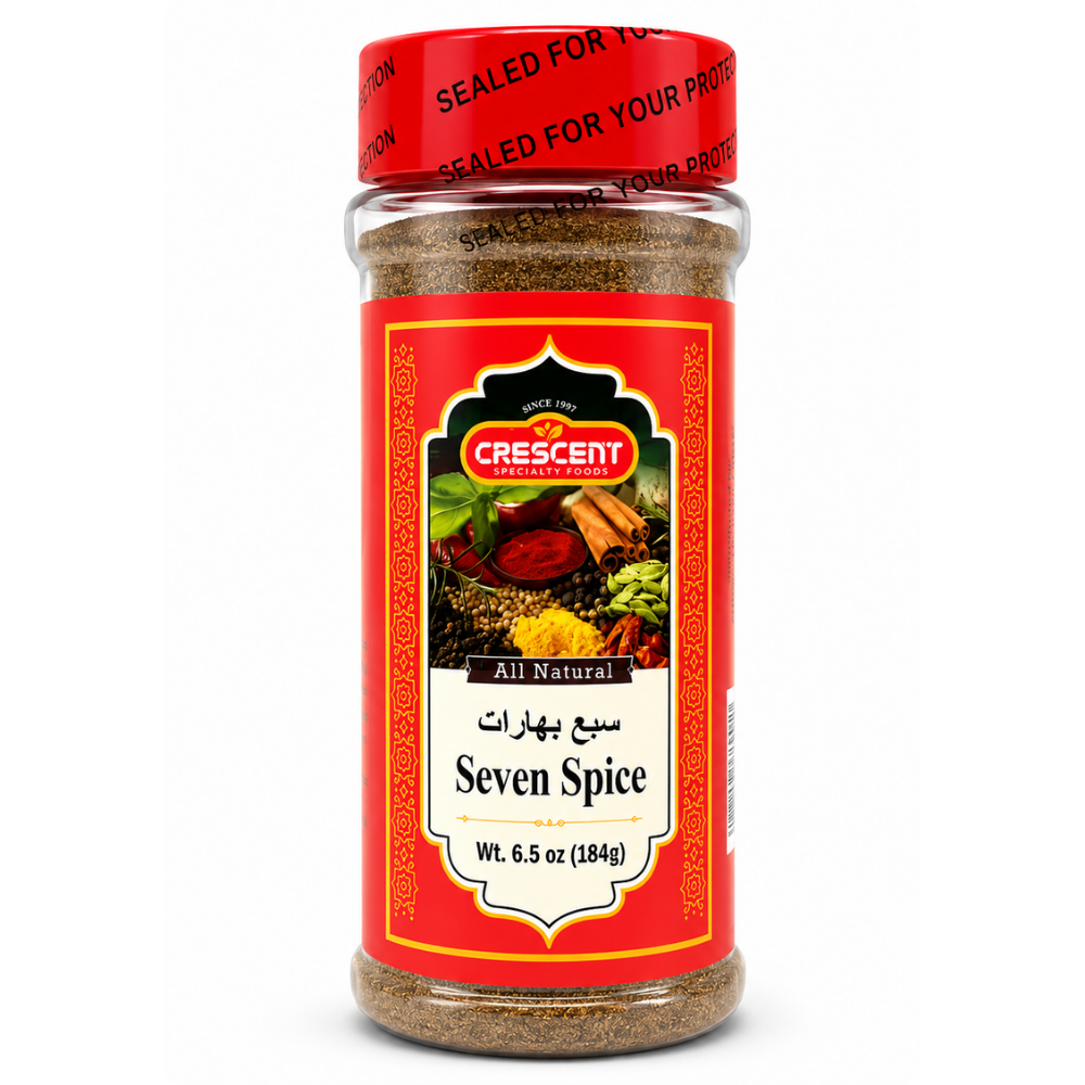 SP12D – Crescent Seven Spice Jars 12 x 6.5 oz.(184g)