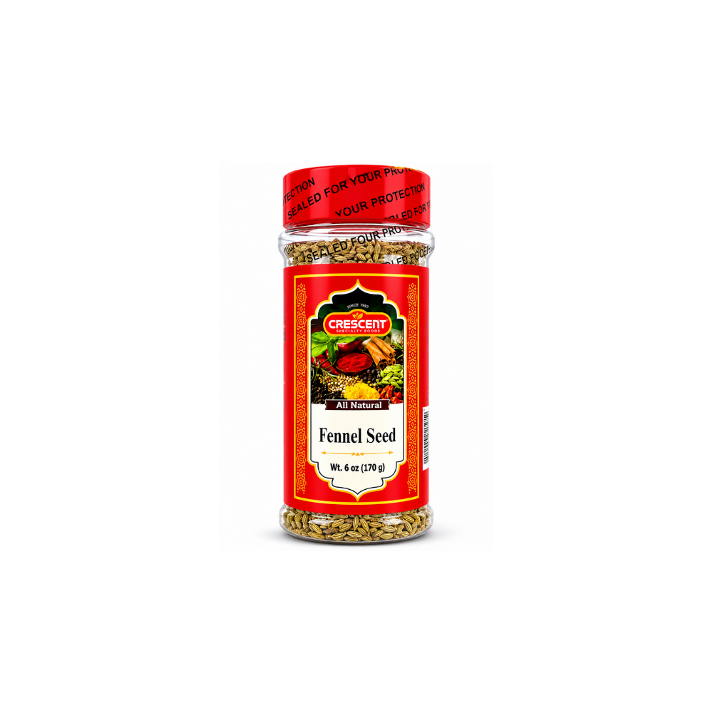 SP13E – Crescent Fennel Seed 12 x 6 oz. Jars