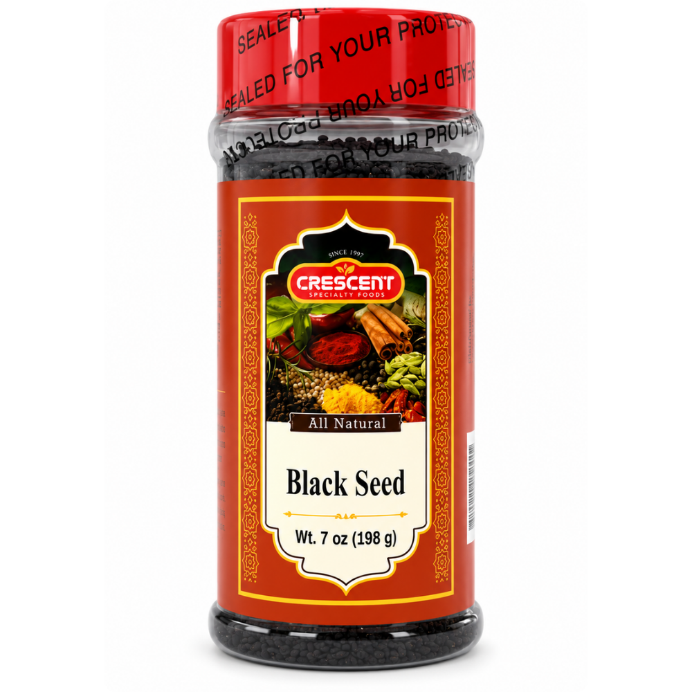 SP14 – Crescent Black Seeds (Habbit El Baraka) 12 x 7.5 oz.