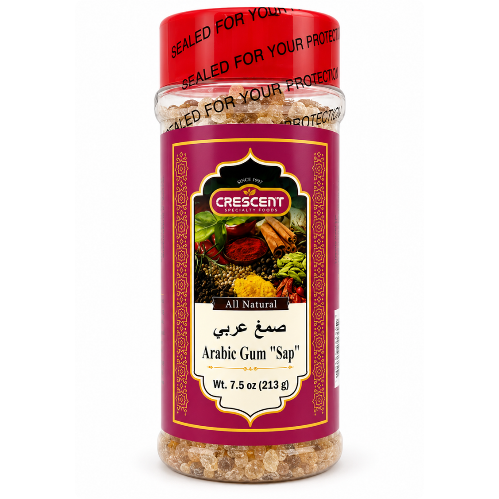 SP14F – Crescent  Arabic Gum (Sap) 12 x 10.5 oz  Jar