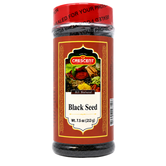 SP14 – Crescent Black Seeds (Habbit El Baraka) 12 x 7.5 oz. (213g) Jars