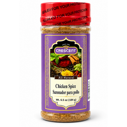 SP15D – Crescent Chicken Spice 12 x 6.5 oz (184g) Jars