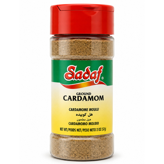 SP16I - Sadaf Cardamom Ground 12 x 2 oz