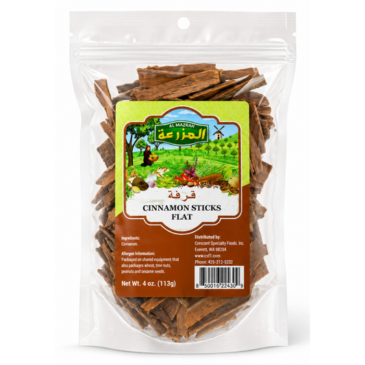 SP22 – Crescent Flat Cinnamon Sticks 24 x 4 oz Bags
