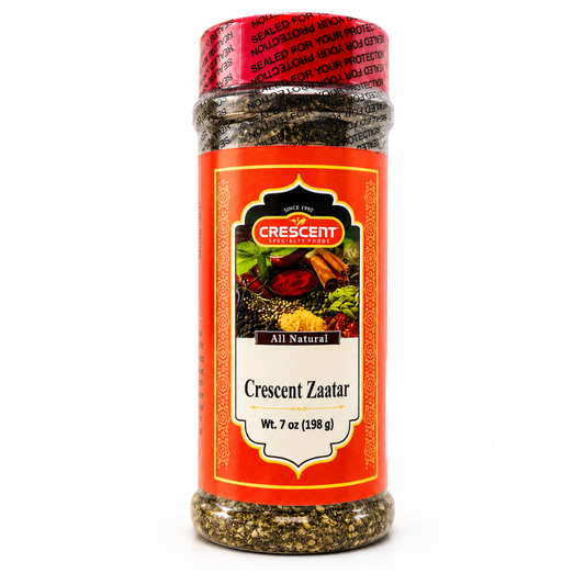 SP23F – Crescent  Zaatar Mix 12 x 7 oz Jars (Orange Label)