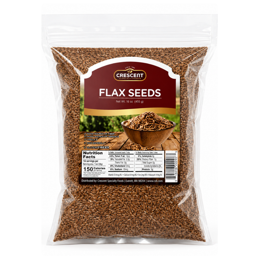 SP24A – Crescent Flax Seed 16x16oz
