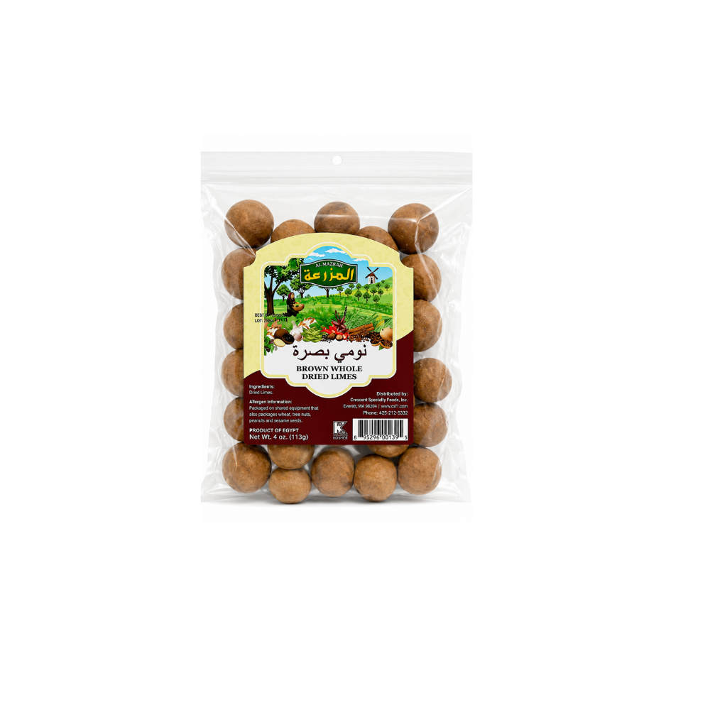 SP34B – Al Mazrah Whole Brown Dried Lime 20 x 4 oz