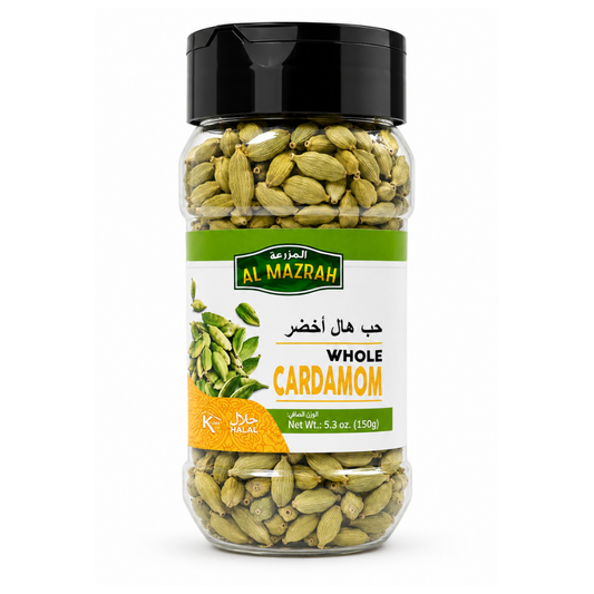 SP4002 – Al Mazrah Whole Cardamom 12 x 5.3 oz