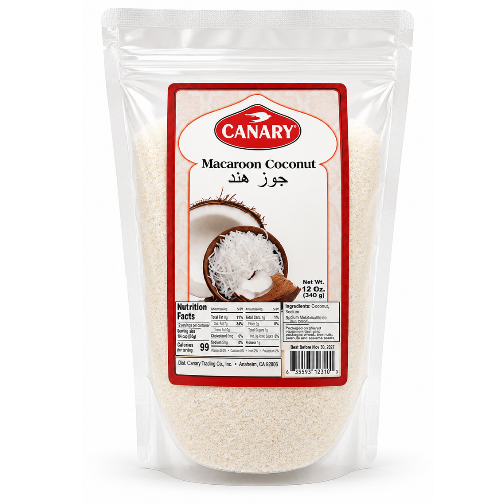 SP93C – Canary Macaroon Coconut 24 x 12 oz