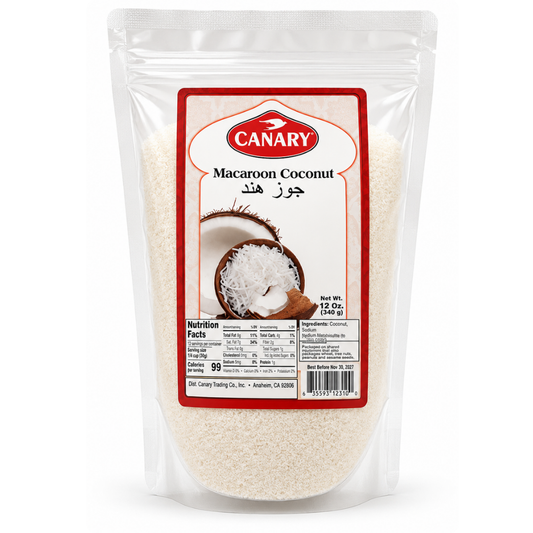 SP93C – Canary Macaroon Coconut 24 x 12 oz