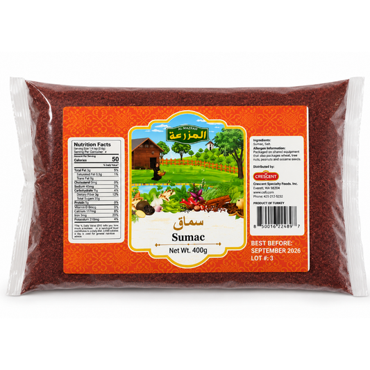 SP95B – Bags Al Mazrah Sumac 12 x 400 g