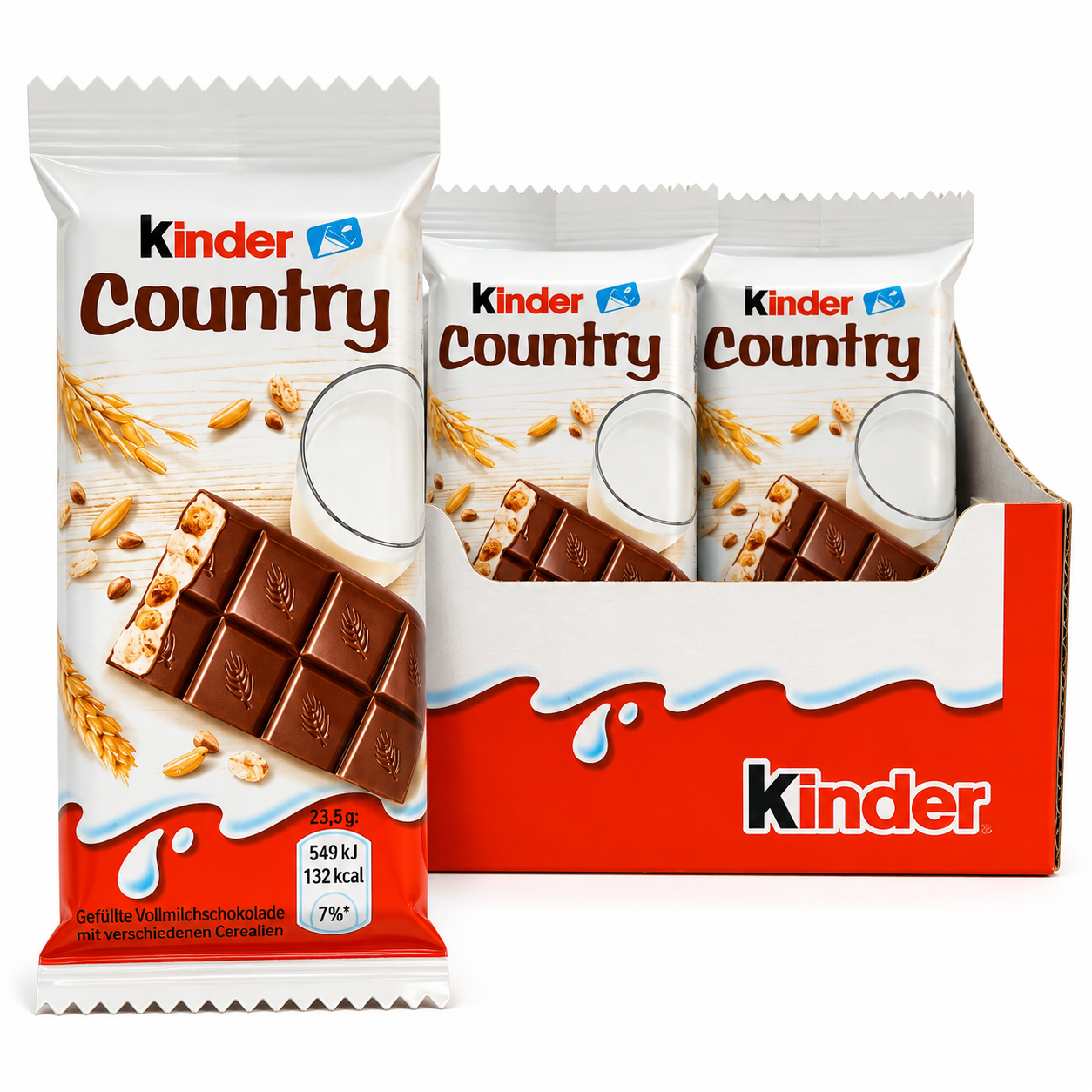 SW05HN – Kinder Country 4 x 20 x 23.5 gr (2614)
