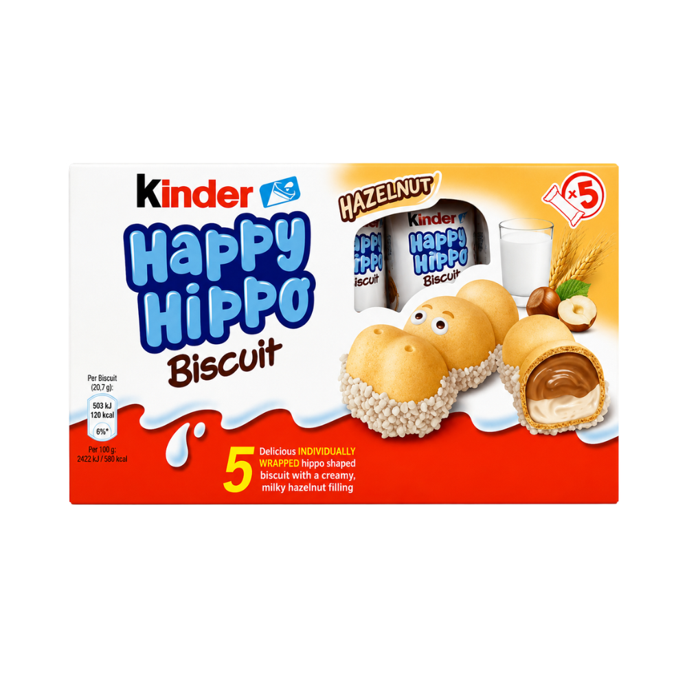 SW05LA – Kinder Happy Hippo Hazelnut Cream 10 x 103.5g