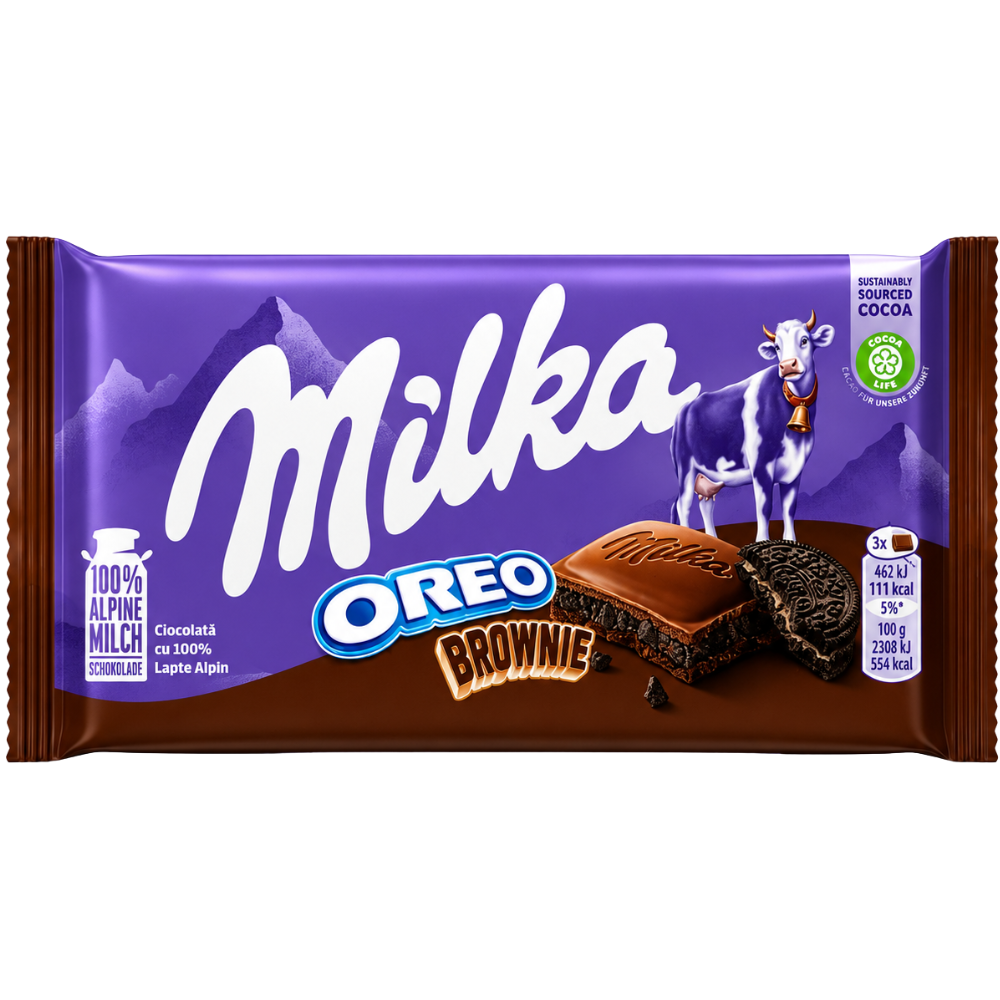 SW0804 – Milka Oreo Brownie Bars 22 x 100 gr