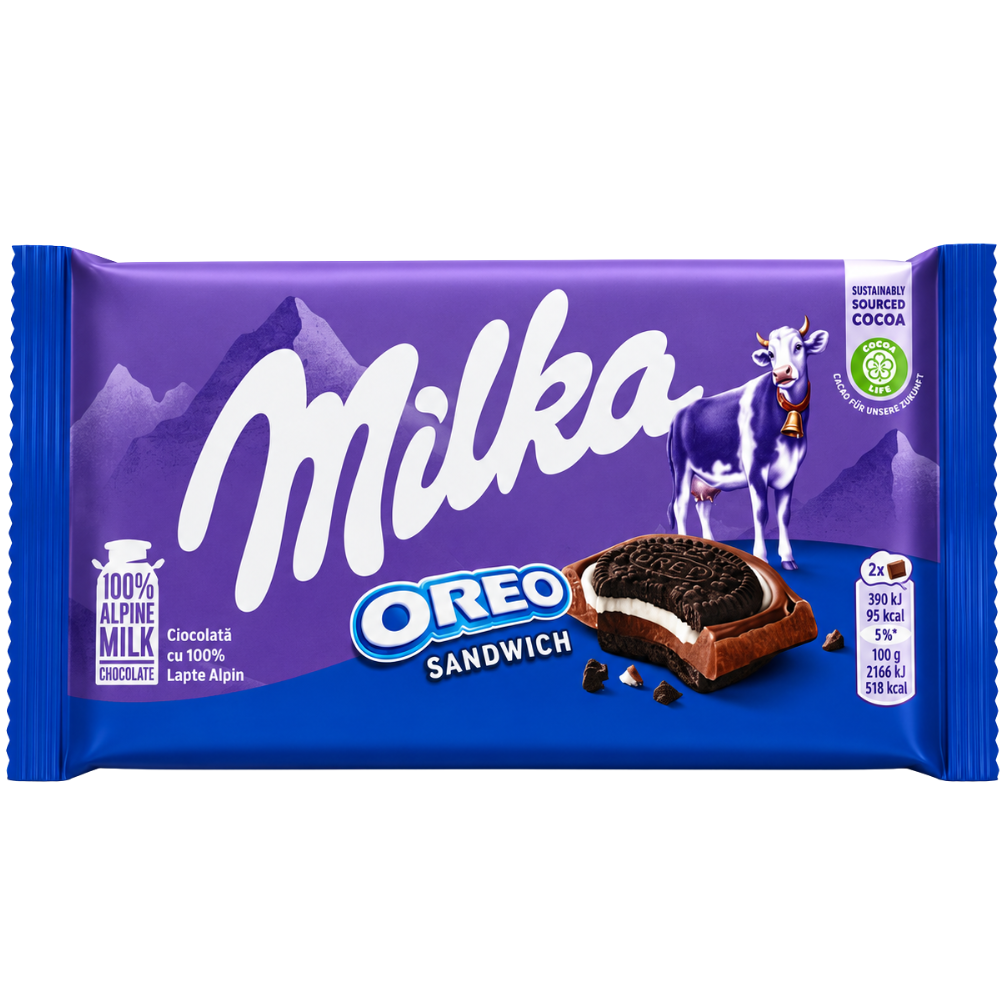 SW0805 - Milka Oreo Sandwich Bars 16 x 92 gr
