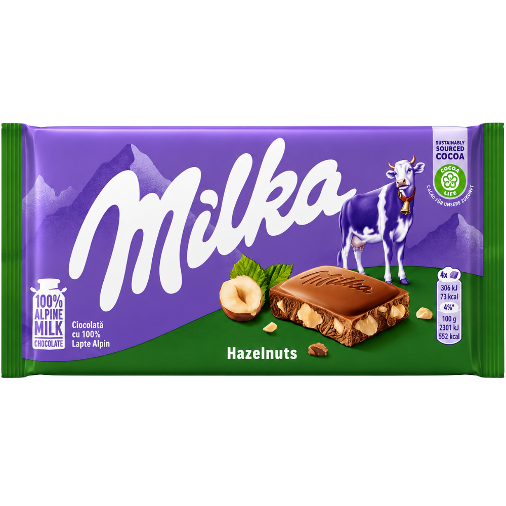 SW0807 - Milka With Hazelnut Bar