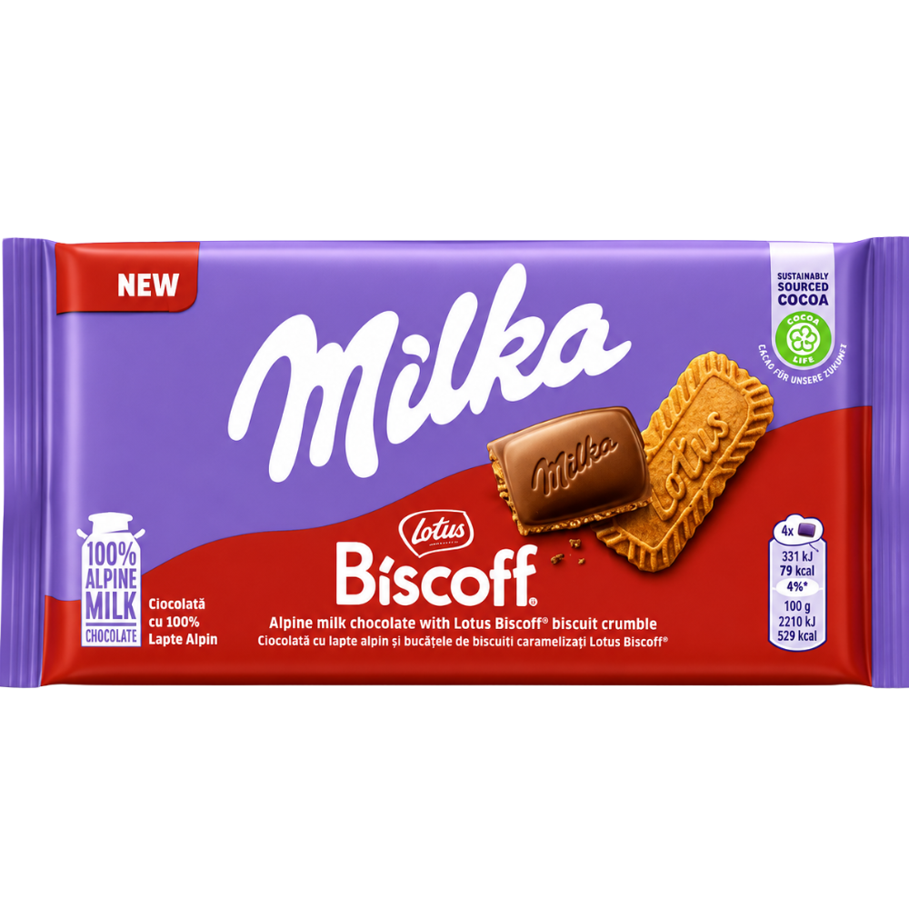 SW0808 - Milka Biscoff Bar 24 x 90 gr