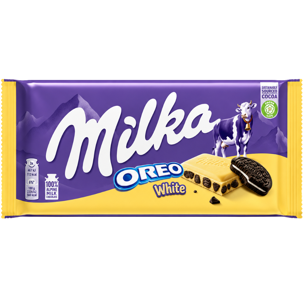 SW08M - Milka Bar Oreo White 22 x 100 gr