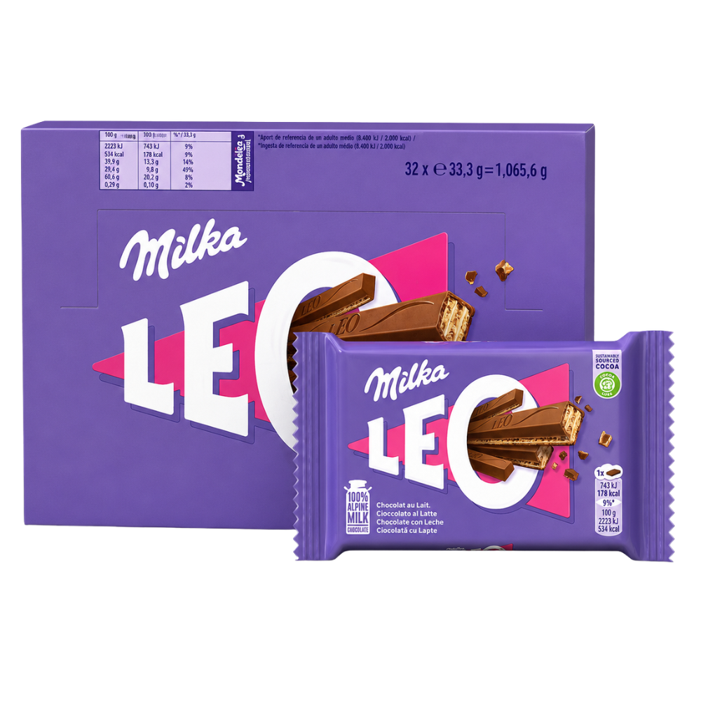 SW08V - Milka Leo Bar 32 x 33.3 g