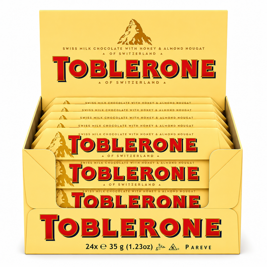 SW10J - Toblerone Swiss Chocolate Milk W/ Honey And Almond 20 x 100 g