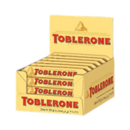 SW10J - Toblerone Swiss Chocolate Milk W/ Honey And Almond 20 x 100 g