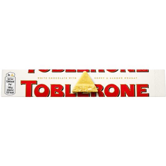 SW10JB - Toblerone White Milk  Chocolate 20 x 100 gr.