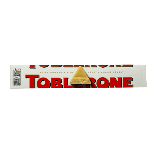 SW10JB - Toblerone White Milk  Chocolate 20 x 100 gr.