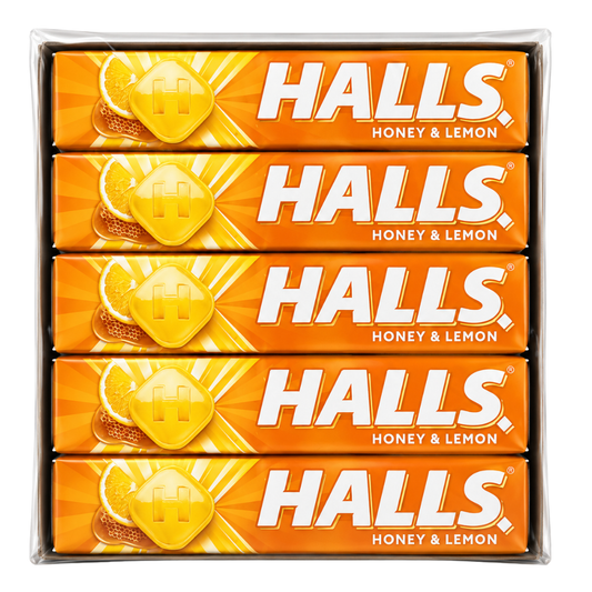 SW2103 – Halls Candy Honey & Lemon 20 x 33.5 gr