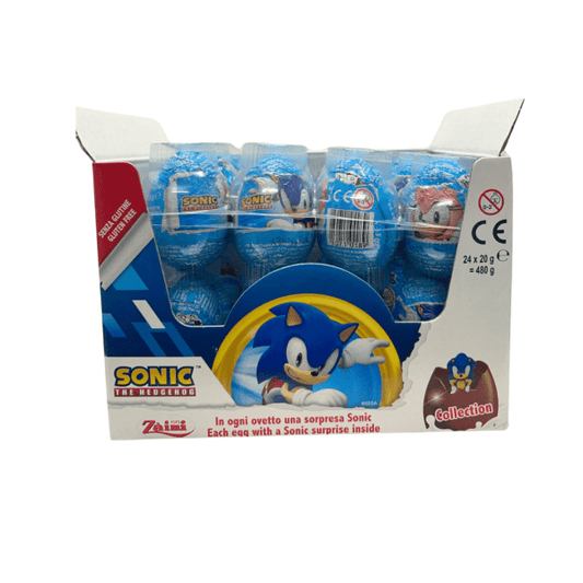 SW5202 - Zaini Sonic Surprise Eggs 24 x 20 gr