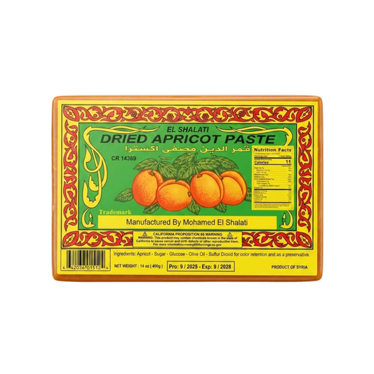 SW9022 - El shalati Dried Apricot Paste 25 x 14 oz (400g)