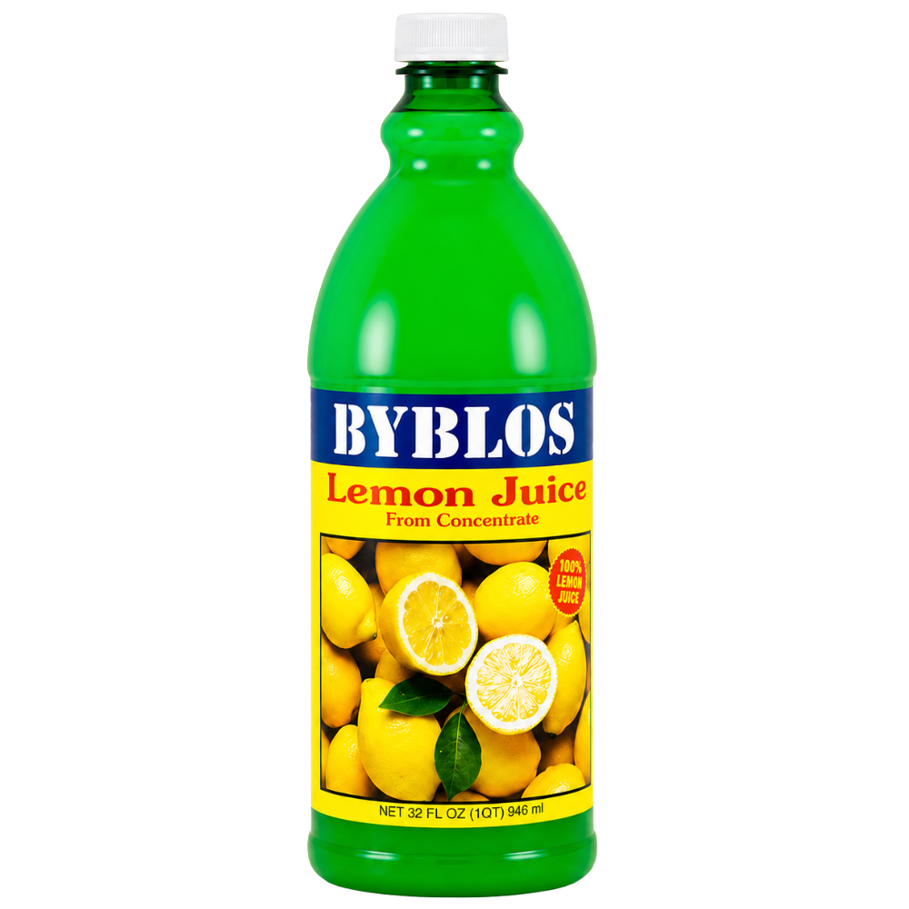 SY10 – Byblos Lemon Juice 12 x 946 ml (32 fl oz)