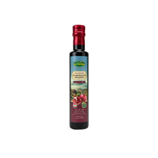 SY1101 – No Sugar Added Al Mazrah Pomegranate Molasses  Glass jar 12 x 360 ml (12.34 fl oz)