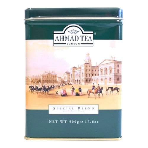 T07C – Ahmad Special Earl Grey Loose Tea 12x500g (Green Tin)