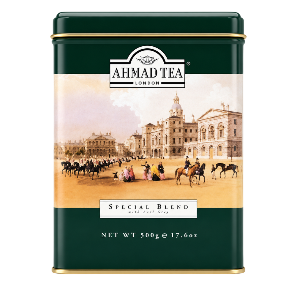 T07C – Ahmad Special Earl Grey Loose Tea 12x500g (Green Tin)