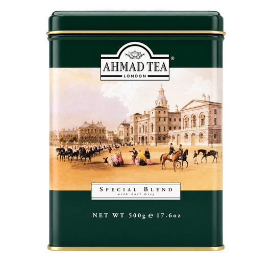 T07C – Ahmad Special Earl Grey Loose Tea 12x500g (Green Tin)