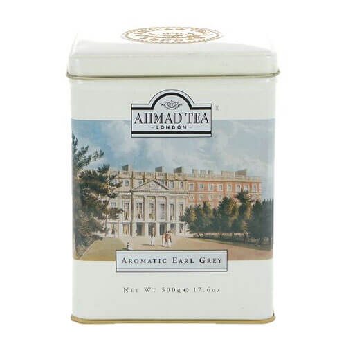 T07D - Ahmad Tea Aromatic Earl Grey Loose 12x500g (White Tins)