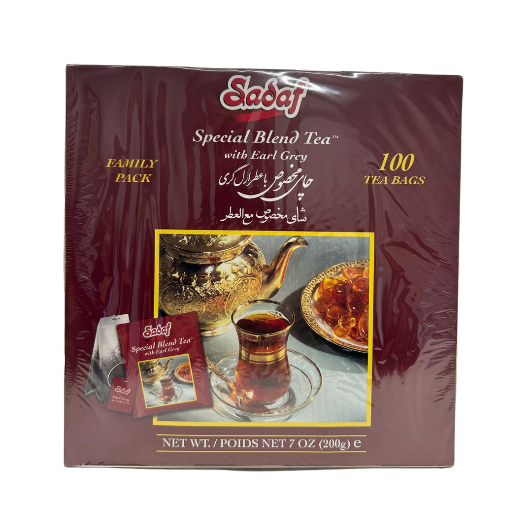 T08C – Sadaf Tea Bags Special Blend Earl Grey 12x100ct.