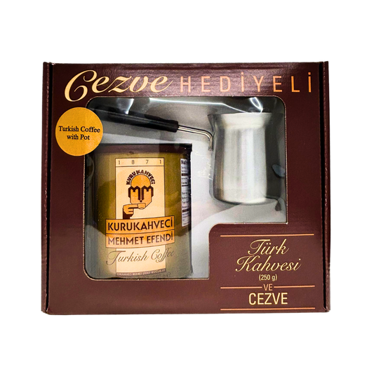 T19A – Gift Set Mehmet Efendi w/ Coffee Pot Coffee 10 x 250 g