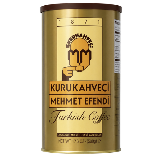 T20 – Mehmet Efendi Turkish Coffee Tins 6 x 17.6 oz (500g)