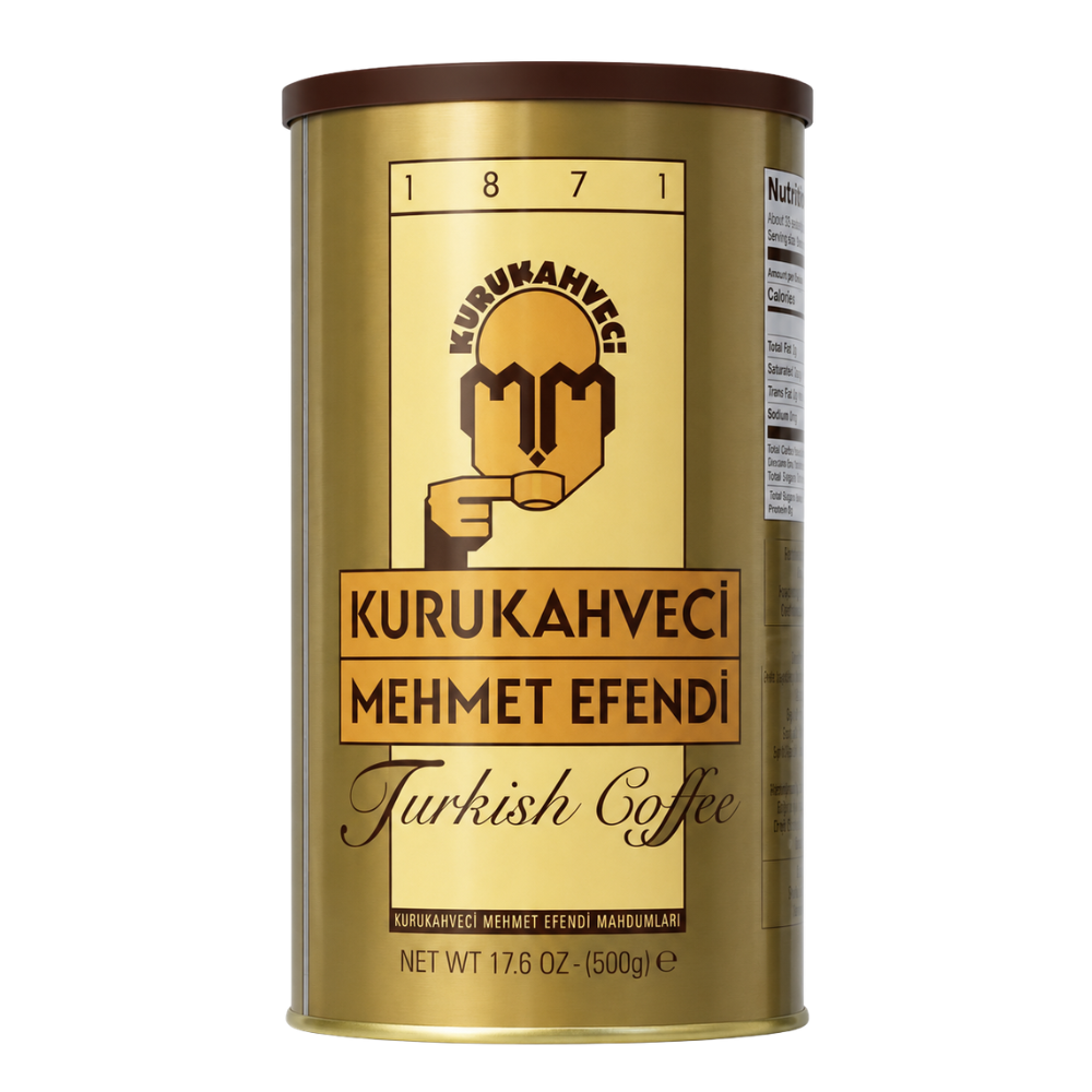 T20 – Mehmet Efendi Turkish Coffee Tins 6 x 17.6 oz (500g)