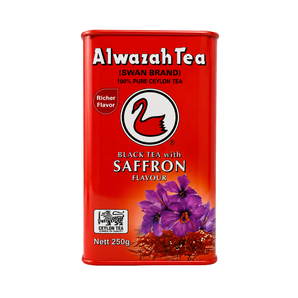 T3101 - With Saffron  Alwazah Black Tea 12 x 8.8 oz (250g)