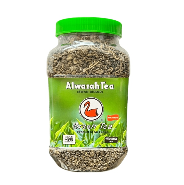 T34GG – Alwazah Jars Green Tea Loose 12 x 400 g