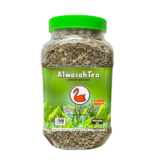 T34GG – Alwazah Jars Green Tea Loose 12 x 400 g